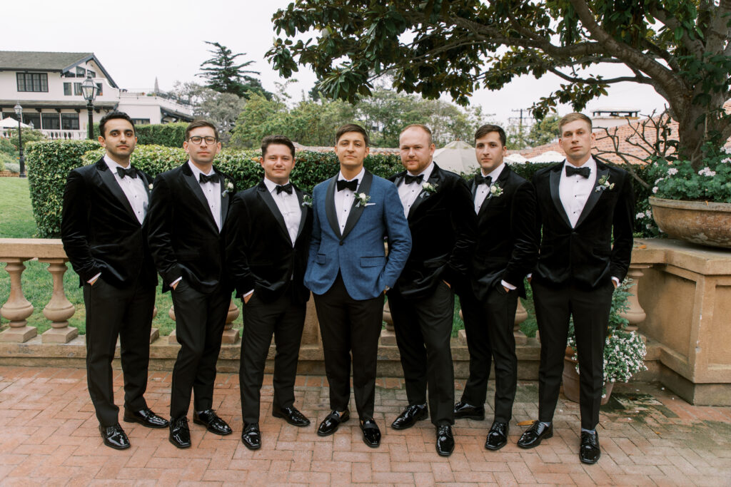 groom and the groomsmen