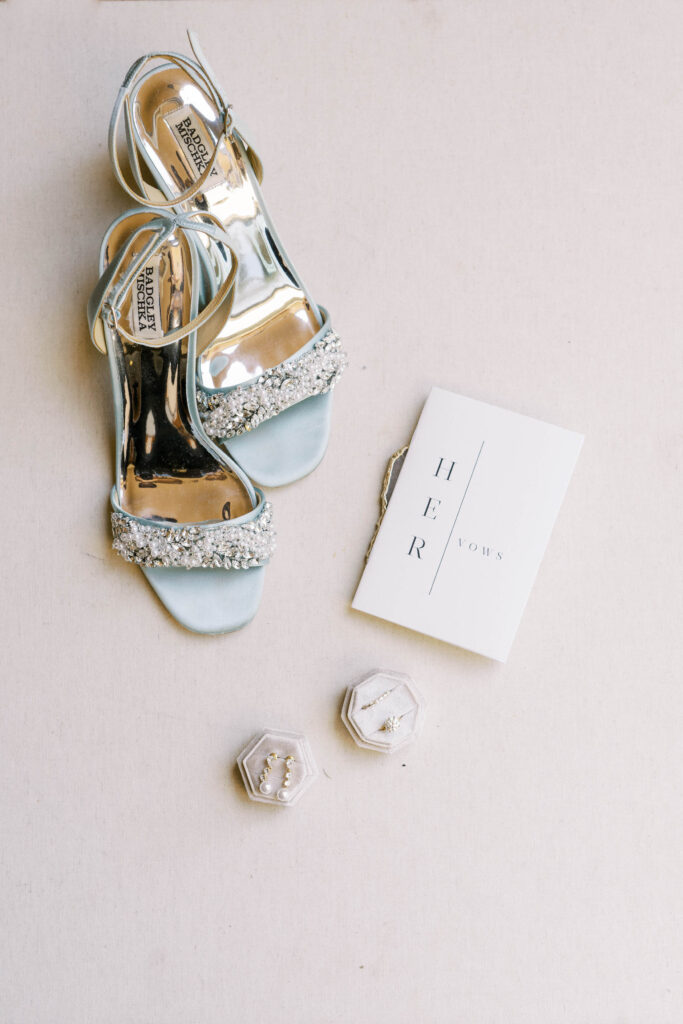 minimal wedding flatlay