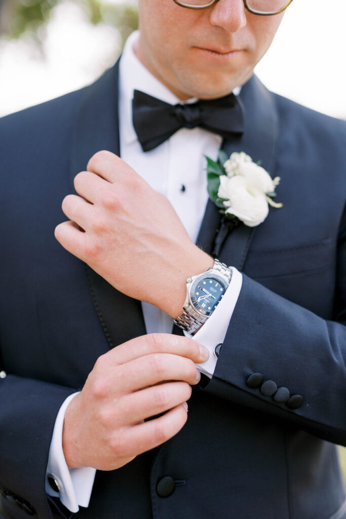 groom getting ready