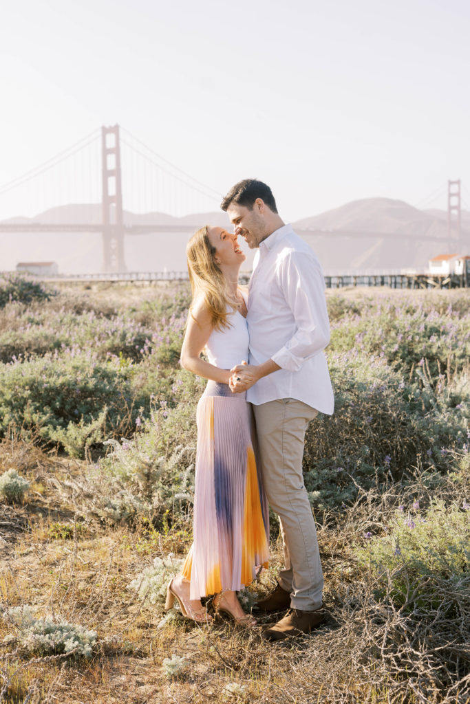 The Golden Gate Bridge couple session