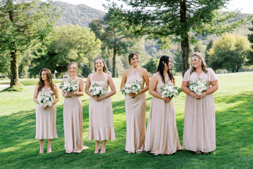 bridesmaids candid picture