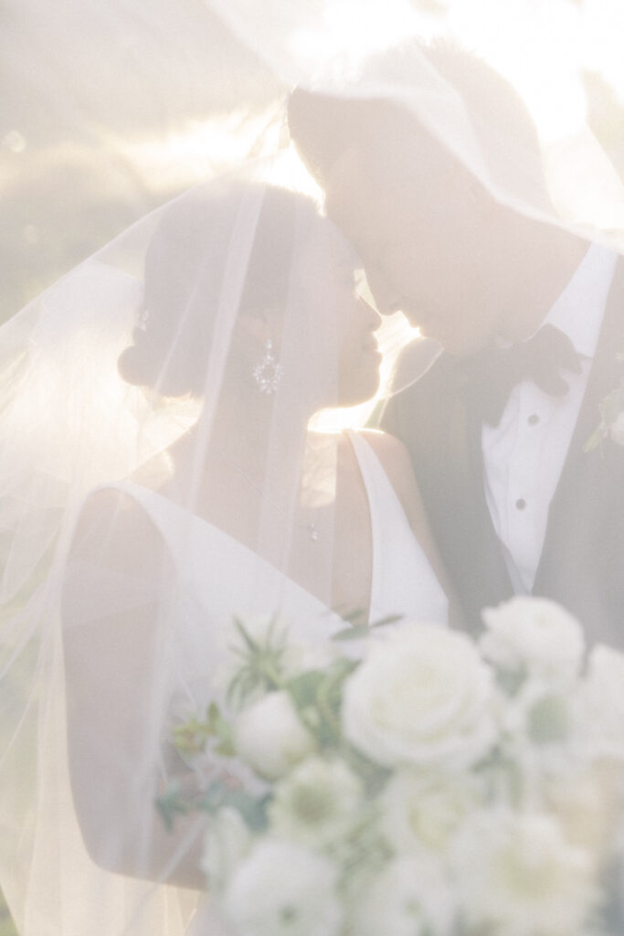 couple under the veil