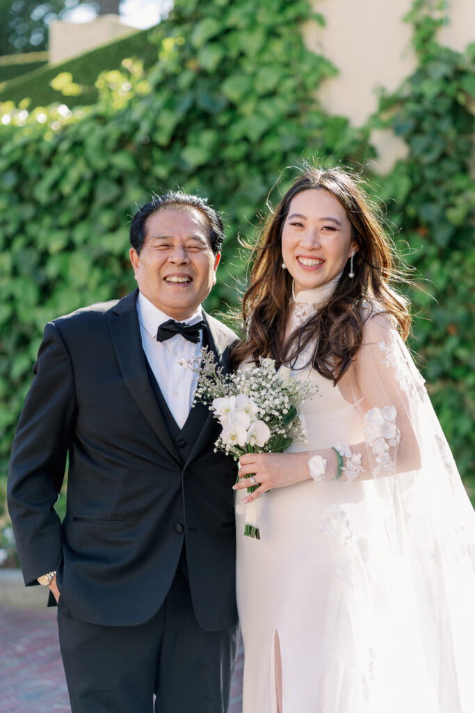 bride with her father 