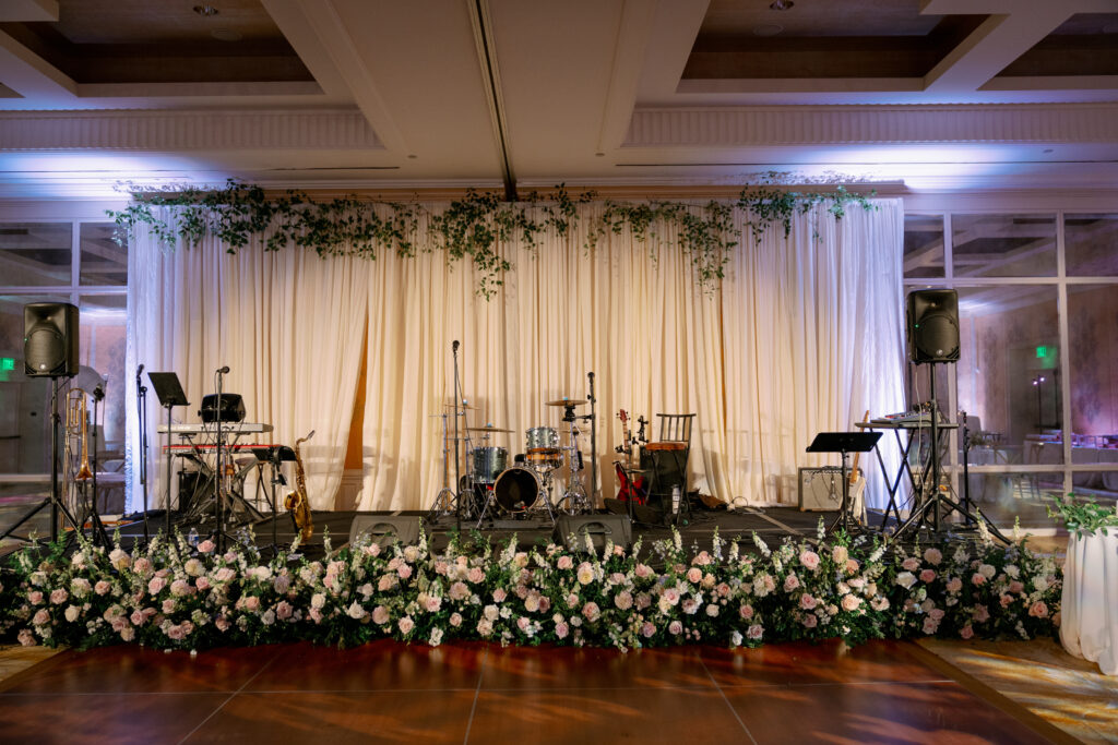 band at the reception
